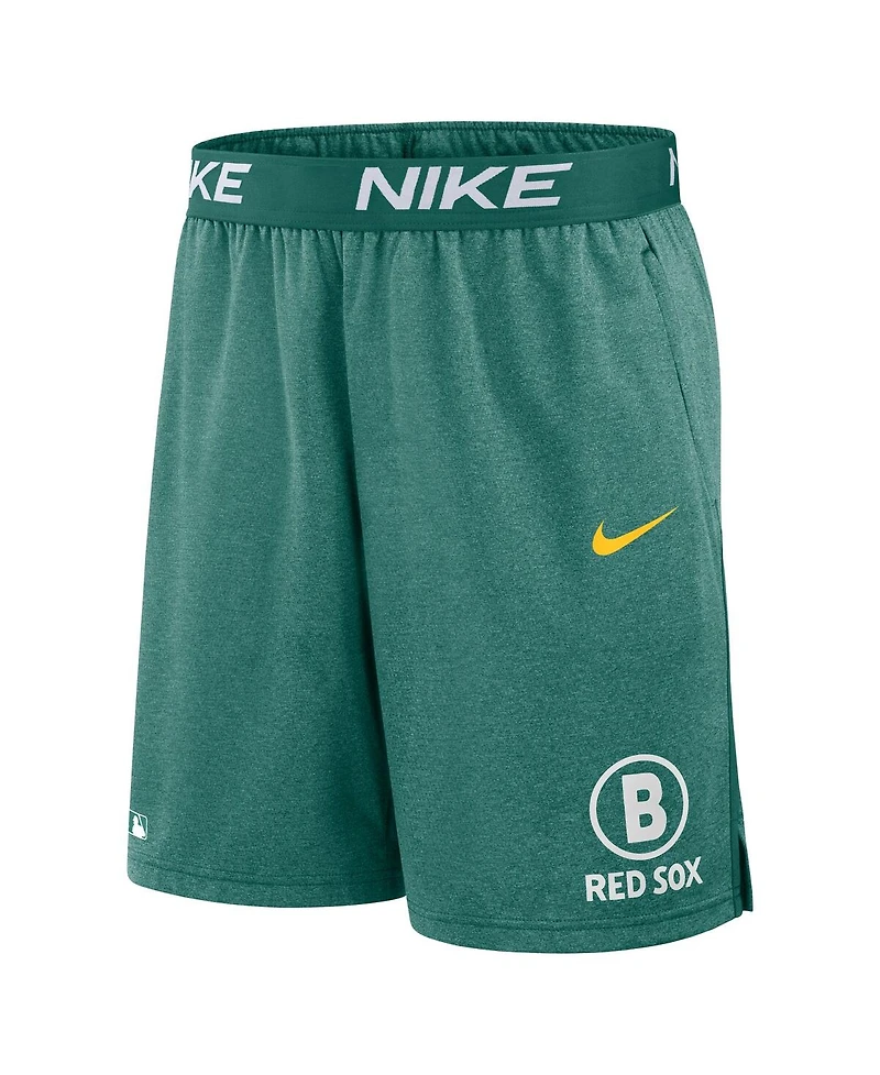 Nike Men's Green Boston Red Sox Authentic Collection City Connect Dri-fit Knit Shorts
