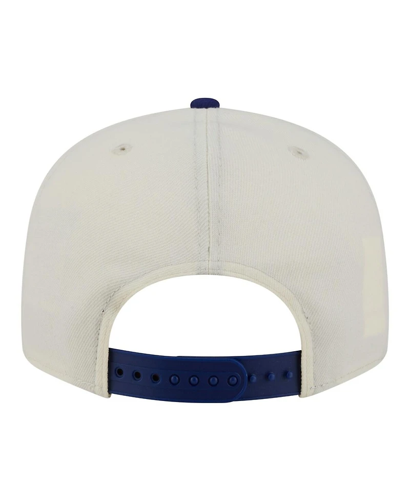 New Era Men's Cream/Royal Los Angeles Dodgers Localized 9FIFTY Snapback Hat