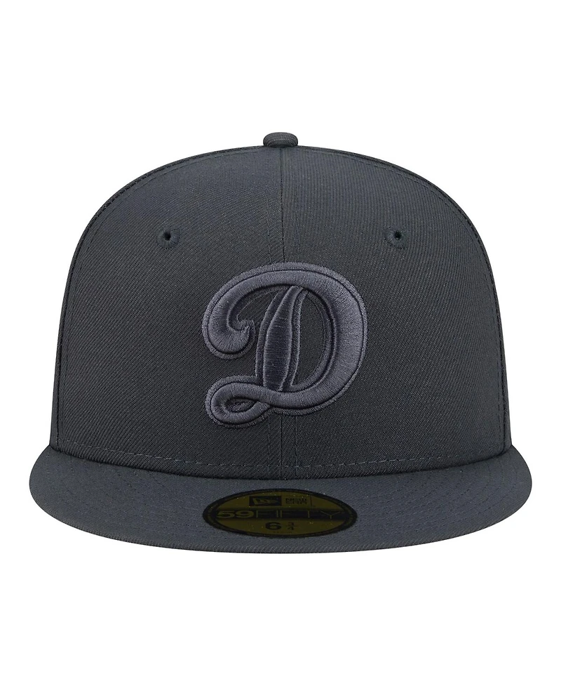 New Era Men's Charcoal Los Angeles Dodgers Color Pack 59FIFTY Fitted Hat