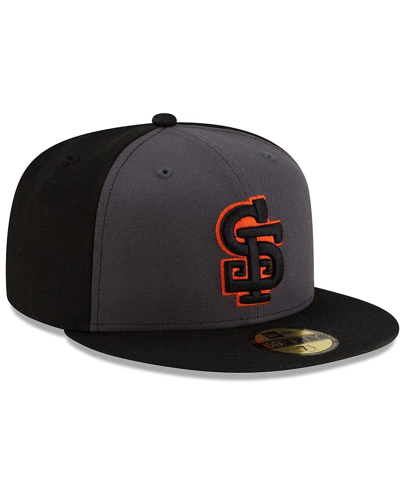 New Era Men's Gray/Black San Francisco Giants Authentic Collection Alternate 59FIFTY Fitted Hat