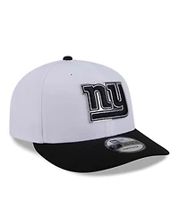 New Era Men's White/Black New York Giants 2026 Nfl Draft Pre-Curved 9FIFTY Snapback Hat