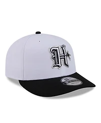 New Era Men's White/Black Houston Texans 2026 Nfl Draft Pre-Curved 9FIFTY Snapback Hat