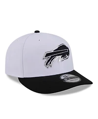 New Era Men's White/Black Buffalo Bills 2026 Nfl Draft Pre-Curved 9FIFTY Snapback Hat