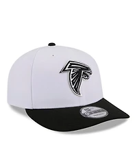 New Era Men's White/Black Atlanta Falcons 2026 Nfl Draft Pre-Curved 9FIFTY Snapback Hat