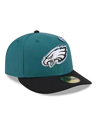 New Era Men's Midnight Green/Black Philadelphia Eagles 2026 Nfl Draft Pre-Curved 59FIFTY Fitted Hat
