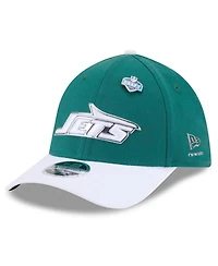 New Era Men's Green/White New York Jets 2026 Nfl Draft 39THIRTY M-Crown Flex Hat