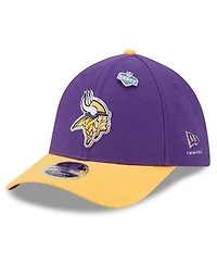 New Era Men's Purple/Gold Minnesota Vikings 2026 Nfl Draft 39THIRTY M-crown Flex Hat