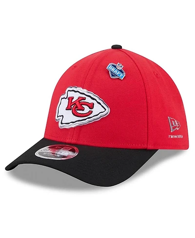 New Era Men's Red/Black Kansas City Chiefs 2026 Nfl Draft 39THIRTY M-Crown Flex Hat