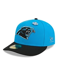 New Era Men's Blue/Black Carolina Panthers 2026 Nfl Draft Pre-Curved 59FIFTY Fitted Hat