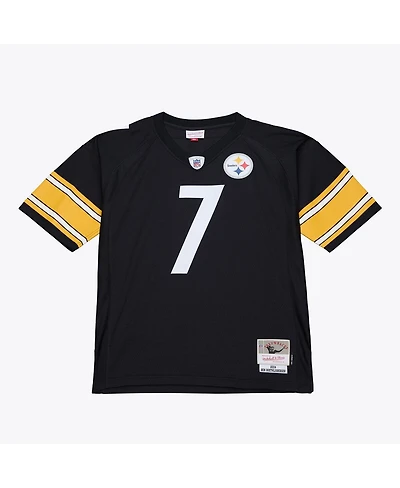 Mitchell Ness Men's Ben Roethlisberger Black Pittsburgh Steelers 2001 Legacy Throwback Replica Jersey