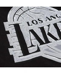 Mitchell Ness Men's Black Los Angeles Lakers Chrome Heritage T-Shirt