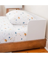 Max and Lily Mid-Century Modern Twin Floor Bed