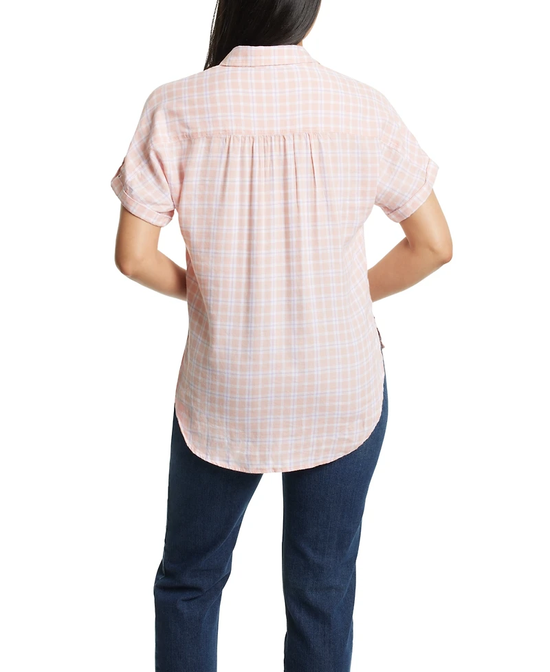 Gloria Vanderbilt Women's Demi Short-Sleeve Shirt