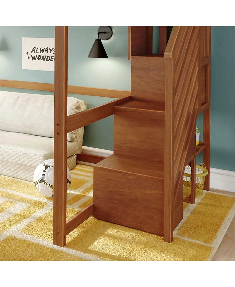 Max and Lily Classic Full High Loft wiith Staircase