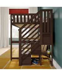 Max and Lily Classic Full High Loft wiith Staircase