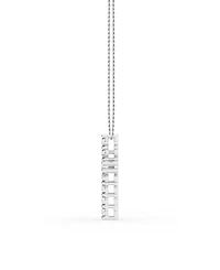 Diamond Cross Pendant Necklace (1/4 ct. t.w.) in Sterling Silver