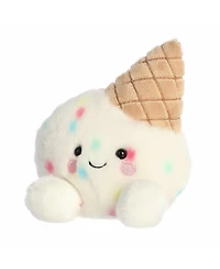 Aurora Mini Sprinkle Ice Cream Palm Pals Adorable Plush Toy White 5"