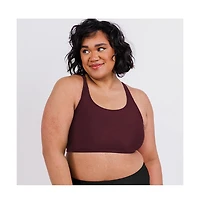 Calypsa Plus Racerback Swim Bra with Removable Cups