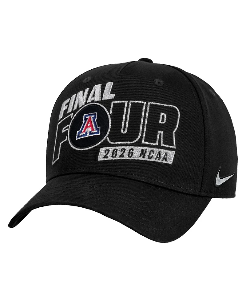 Nike Men's Black Arizona Wildcats 2026 Ncaa Men's Basketball Tournament March Madness Final Four Locker Room Adjustable Hat