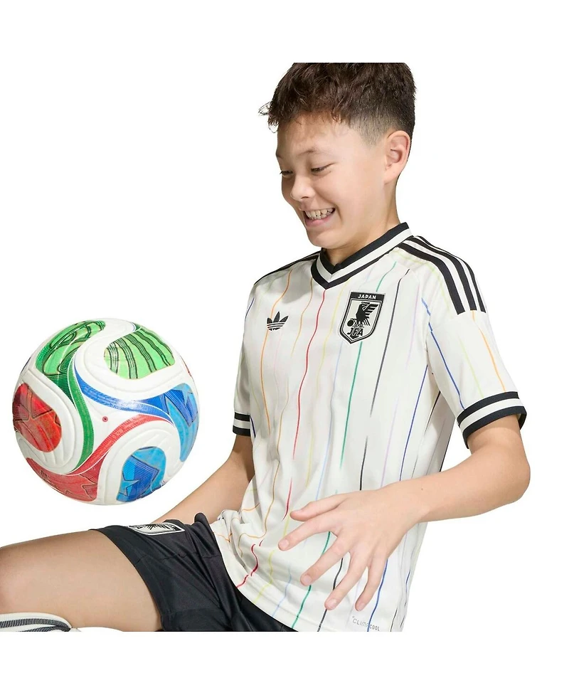 Adidas Big Boys and Girls White Japan National Team 2026 Away Replica Jersey