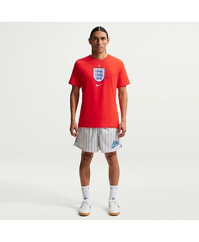 Nike Men's Red England National Team Crest T-Shirt