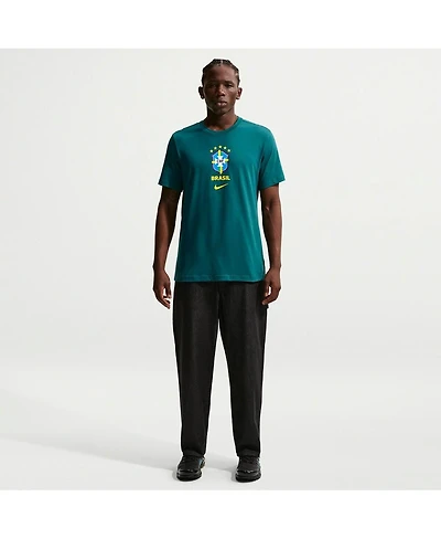 Nike Men's Green Brazil National Team Crest T-Shirt