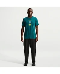 Nike Men's Green Brazil National Team Crest T-Shirt