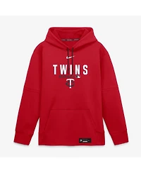 Nike Men's Red Minnesota Twins Authentic Collection Therma-fit Hoodie