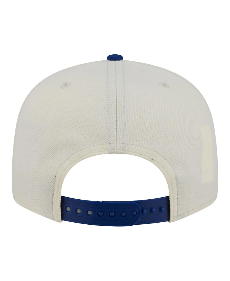 New Era Men's Cream/Royal Chicago Cubs Localized 9FIFTY Snapback Hat