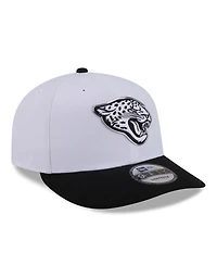 New Era Men's White/Black Jacksonville Jaguars 2026 Nfl Draft Pre-Curved 9FIFTY Snapback Hat