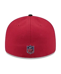 New Era Men's Cardinal/Black Arizona Cardinals 2026 Nfl Draft Pre-Curved 59FIFTY Fitted Hat