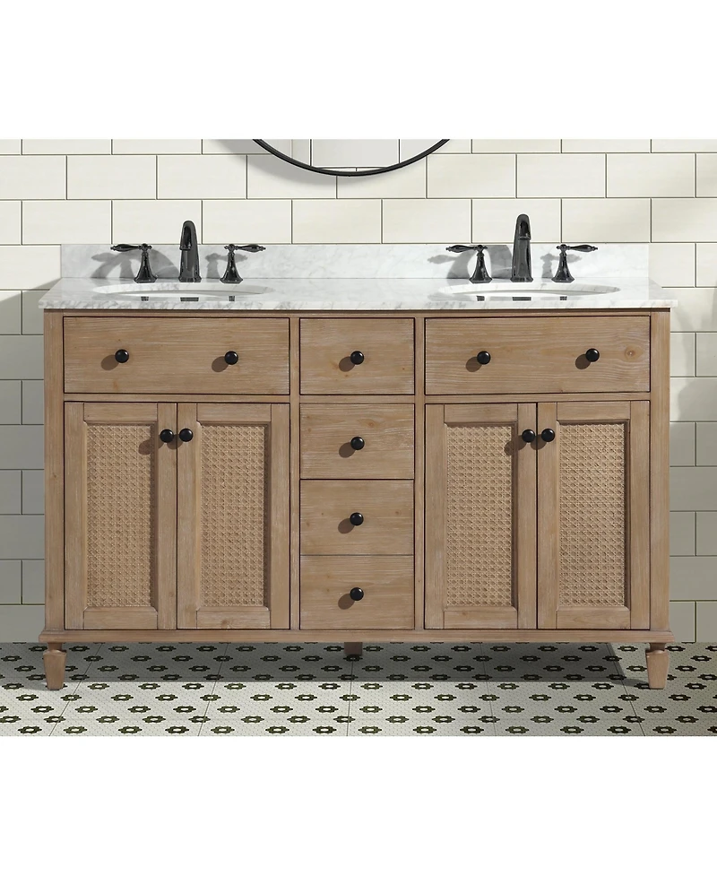 Ari Bath 55" Annie, Weathered Fir Finish