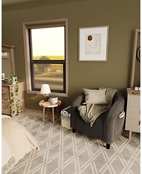 gaomon Accent Chair Barrel Boucle Chair Sherpa Armchair Club Chair Suitable for Living Room Bedroom Reception Room Office