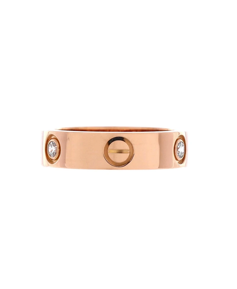 Pre-Owned Cartier Love 3 Diamonds Band Ring