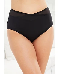 Comfort Choice Women's 3-Pack Microfiber Brief