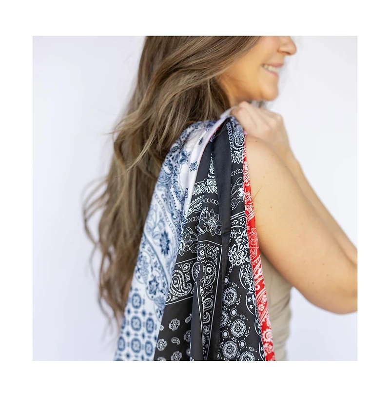 Headbands of Hope Women's Satin Paisley Headscarf