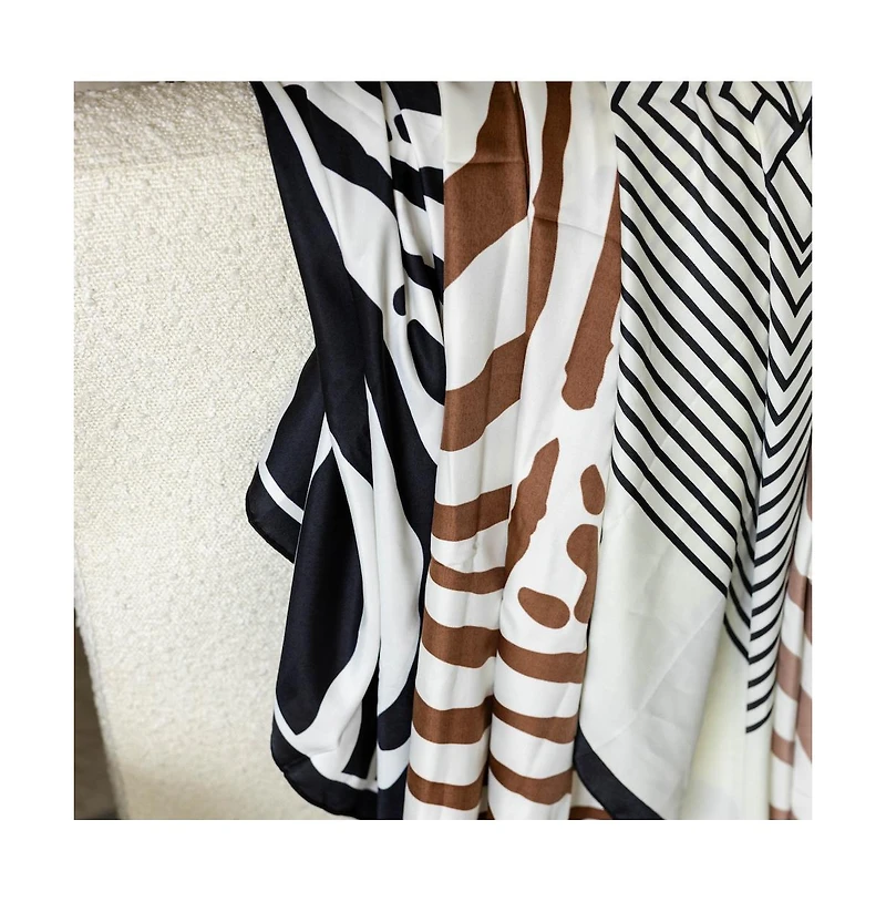 Headbands of Hope Women's Satin Striped Headscarf