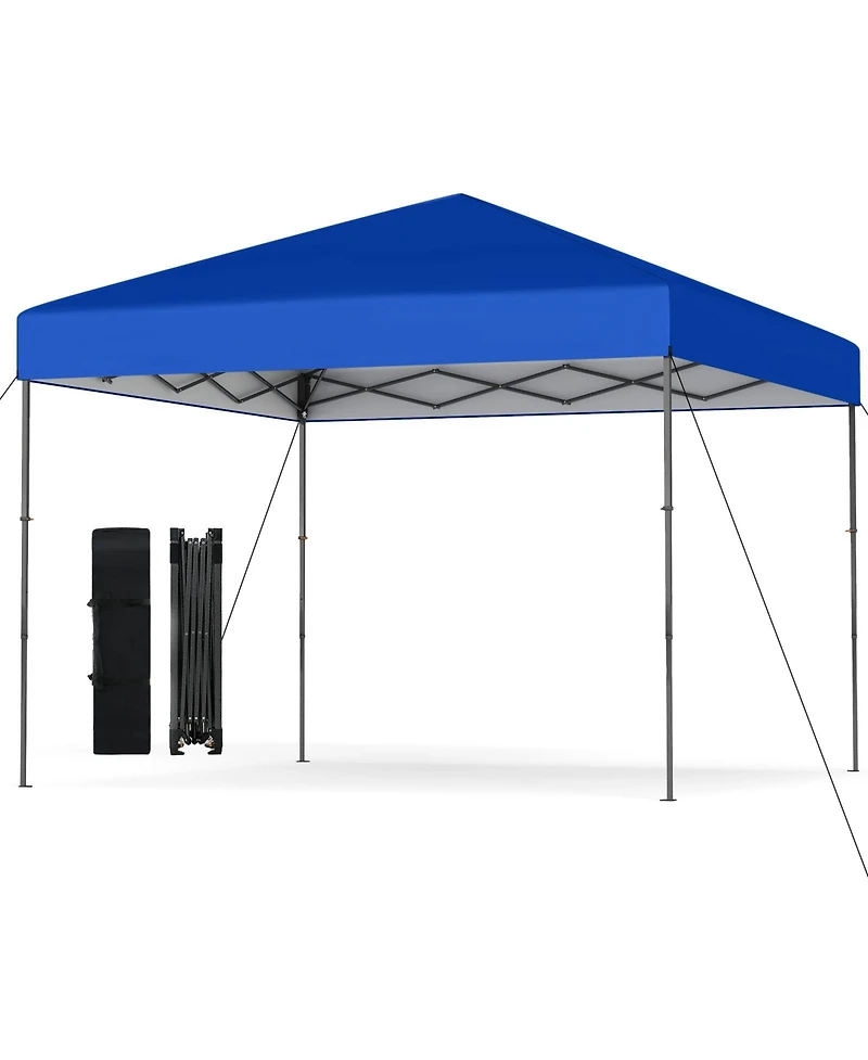 Sugift 10 x 10 ft Pop Up Canopy Tent with Carrying Bag and Stakes