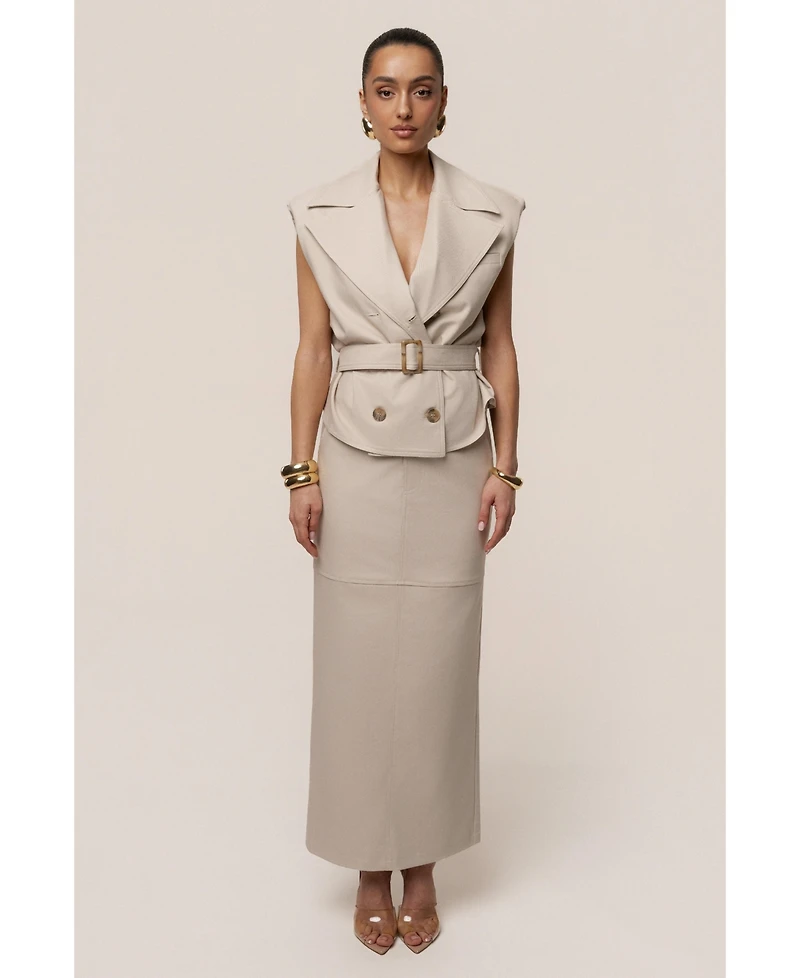 Jluxlabel Women's In Focus Belted Vest