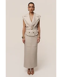 Jluxlabel Women's In Focus Belted Vest