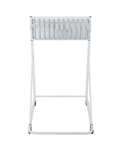 Gouun Mobile Blueprint Storage Rack with 12 Pivot Brackets Adjustable Height