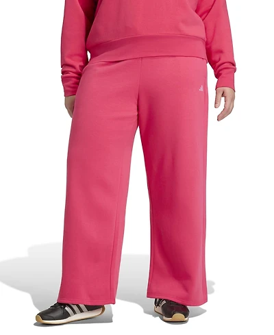 adidas Women's Essentials Small Logo Feel Cozy Open Hem Pants
