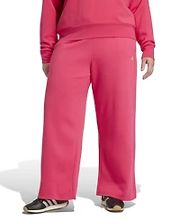 adidas Women's Essentials Small Logo Feel Cozy Open Hem Pants