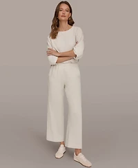 Donna Karan Weekend Women's Cotton Mid-Rise Pants