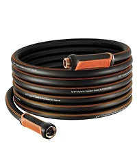 Sugift Garden Hose, 50 feet 5/8", Heavy Duty 4-Layer Rubber Hose for Gardening and Cleaning