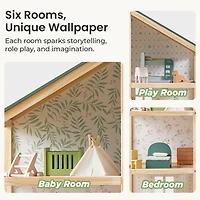 Tiny Land Sweetwood Evergreen Dollhouse without Dolls