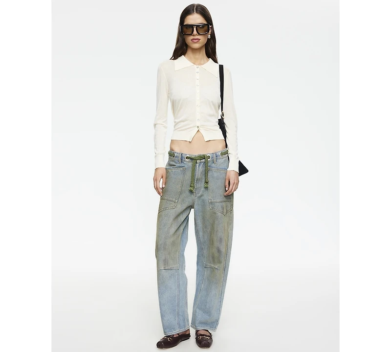 Lioness Women's Rush Hour Tie-Front Side Jeans