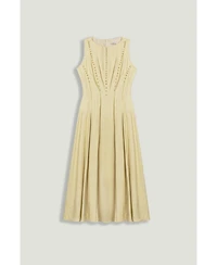 Nocturne Women's Sleeveless Textured Midi Dress