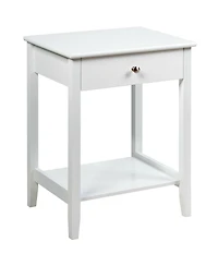 Sugift Wooden Nightstand End Table Storage Display