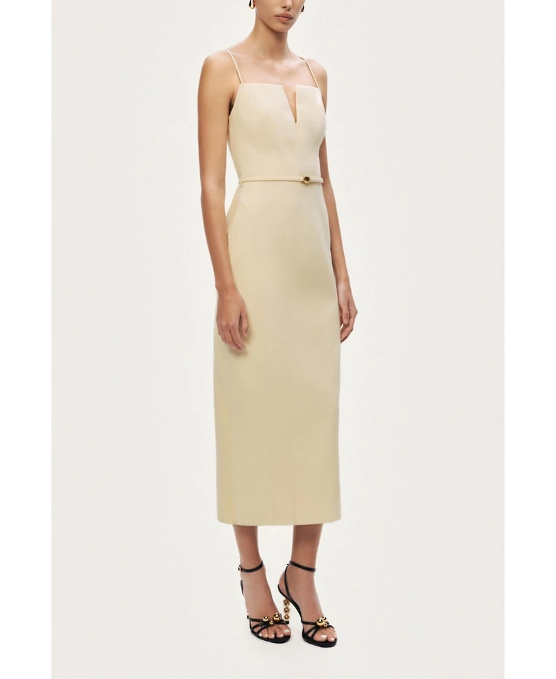 Nocturne Women's Strappy Belted Midi Dress